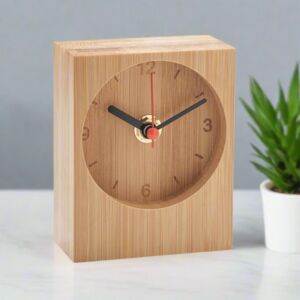 Bamboo Table Clock