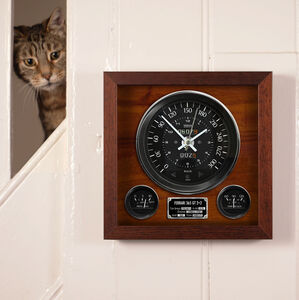 Ferrari 365 Gt Two+Two Speedometer Wall Clock
