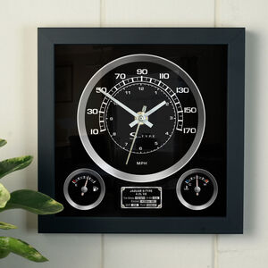 Hand Made Jaguar S Type Speedometer Wall Clock