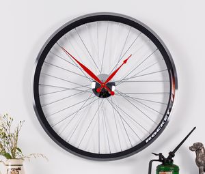 Handmade Bespoke Racing Bike Wheel Clock In Two Sizes