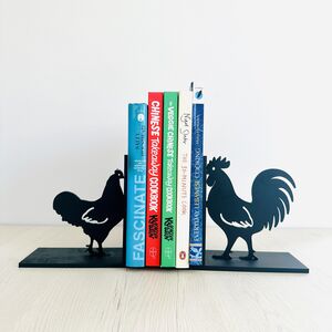 Hen And Rooster Bookends