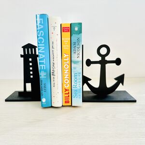 Lighthouse And Anchor Bookends