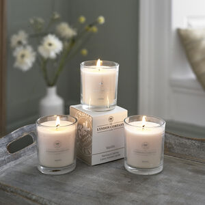 Luxury Candles Set Of Three Vanilla 72000702
