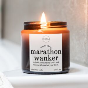Marathon Wanker Candle, Marathon Runner Gifts