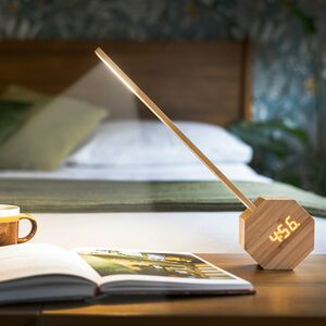 Octagon One Plus Portable Alarm Clock Desk Light