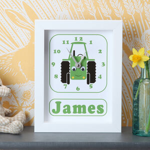 Personalised Children's Transport Clock