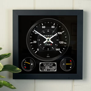 Personalised Ford Capri Brooklands 280 Speedometer Wall Clock