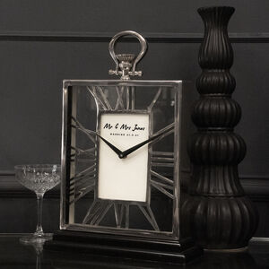 Personalised Large Mantel Clock