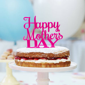 Personalised Mother's Day Cake Topper