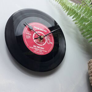 Personalised Vinyl Record Clock