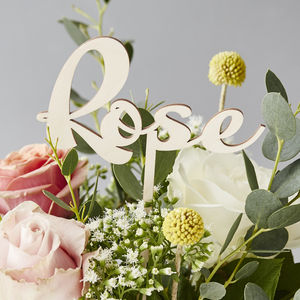 Personalised Wedding Table Name