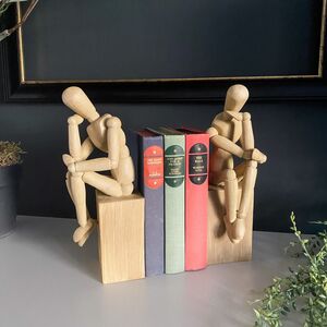 Thinker Model Man Bookends