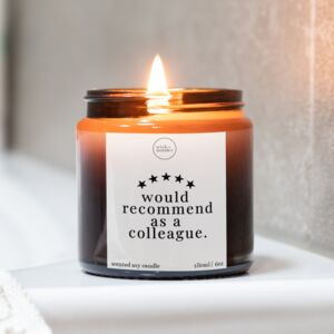 Work Bestie Friend Gift, Candle For Colleague