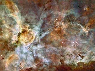 A 50-Light-Year-Wide View of the Central Region of the Carina Nebula - Photographic Print, 16x12
