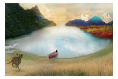 Canoe To Heaven - Wall Art Print, 18x12
