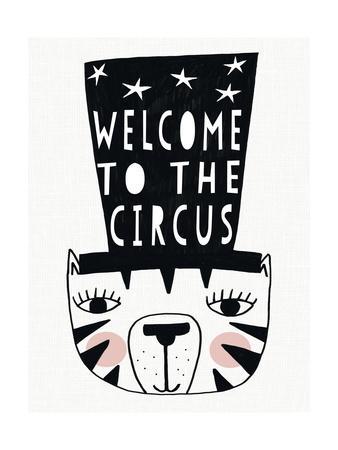 Circus Tiger - Giclee Print, 12x16 Circus Tiger - Giclee Print, 12x16