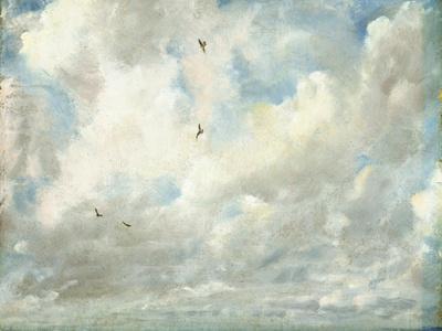 Cloud Study, 1821 (Oil on Paper Laid Down on Board) - Giclee Print, 24x18