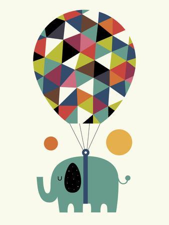 Fly High and Dream Big - Giclee Print, 12x16