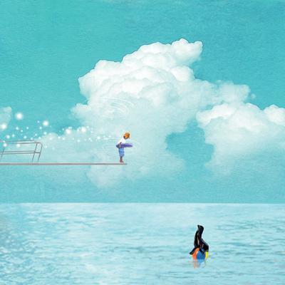 High Dive - Wall Art Print, 16x16