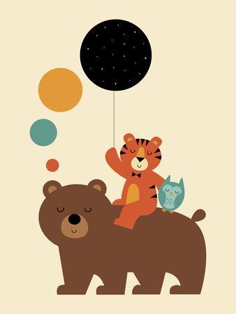 Little Explorer - Giclee Print, 12x16