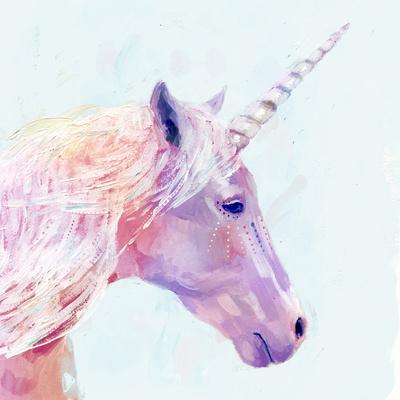 Mystic Unicorn I - Wall Art Print, 16x16