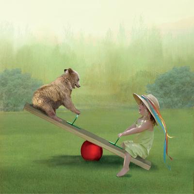 See Saw - Wall Art Print, 16x16