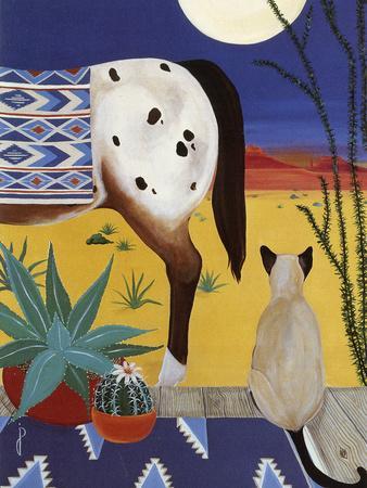 Thoughts on a Desert Moon - Giclee Print, 12x16